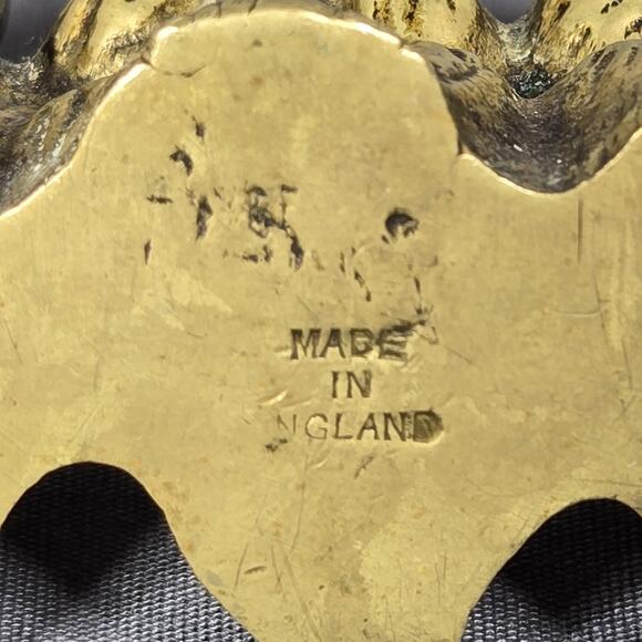 Vintage Brass Three Wise Monkeys Paperweight Made in England Desk Miniature - Picture 7 of 9